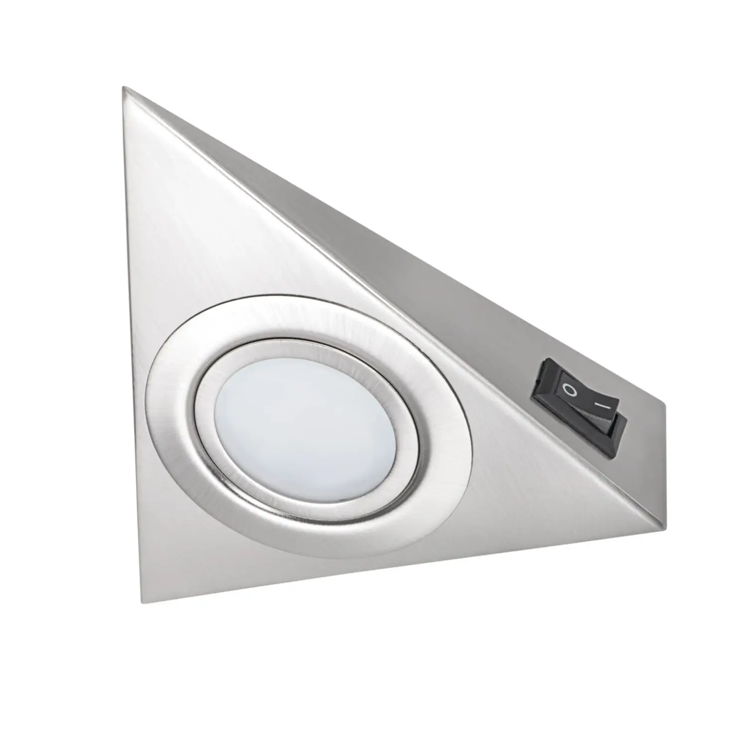 immagine 0 del prodotto kanlux faretto triangolare lampada sottopensile spot g4 cromo opaco con interruttore